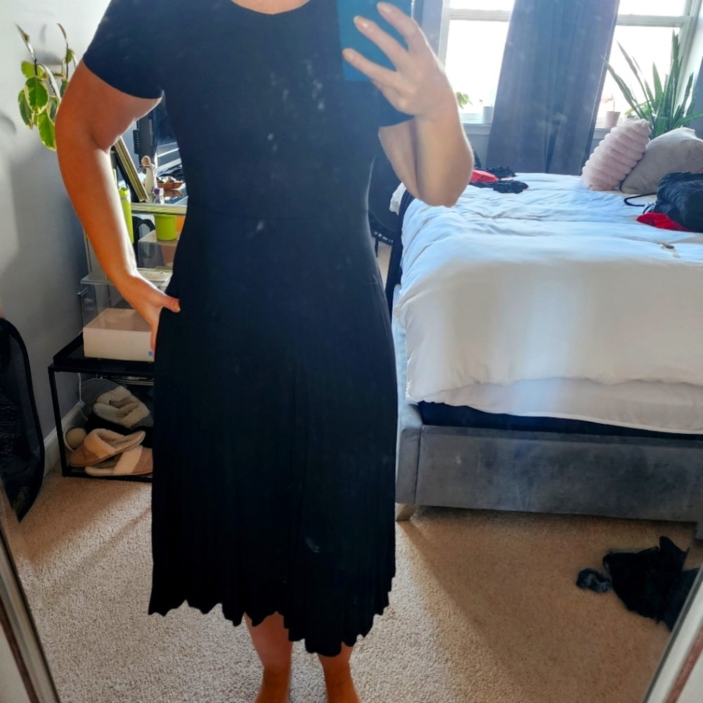 Comfortable cotton black dress**Everything Must Go SALE*